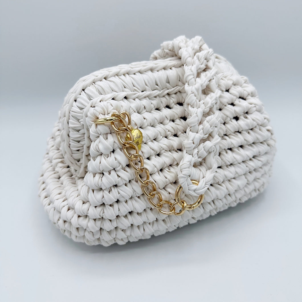 Clutch Bag Limited EDITION metallic WHITE