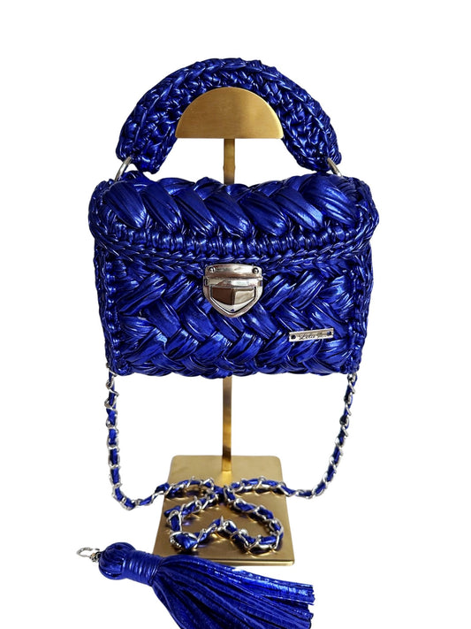 Shine medium navy blue