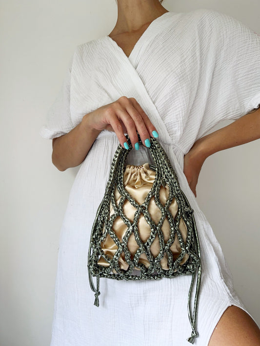 Ava shine khaki small