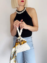Ladda upp bild till gallerivisning, Candy Small Luxury Crochet Triangle Bag
